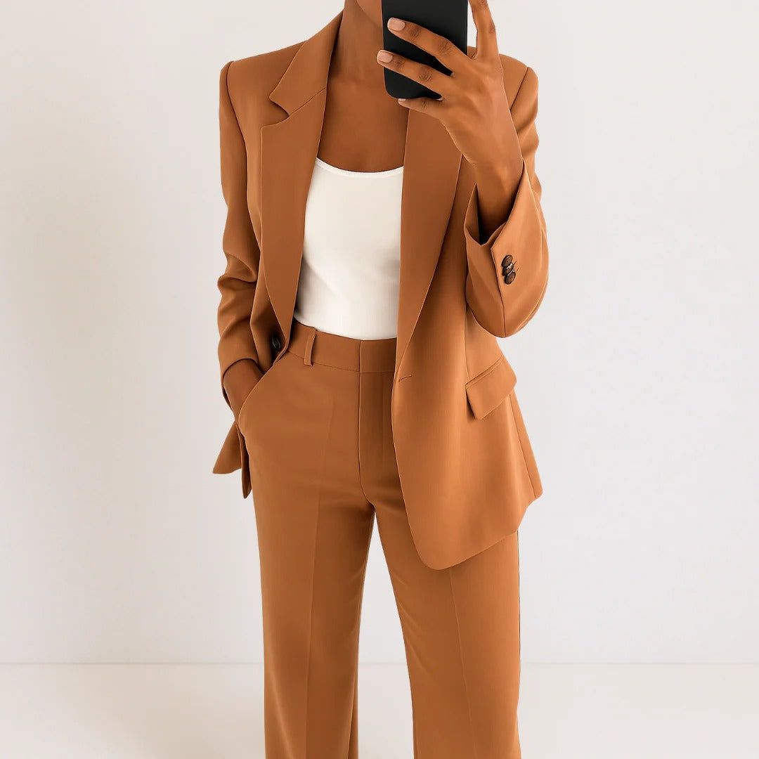 Women's Tailored Blazer and Trousers Co-ord Set