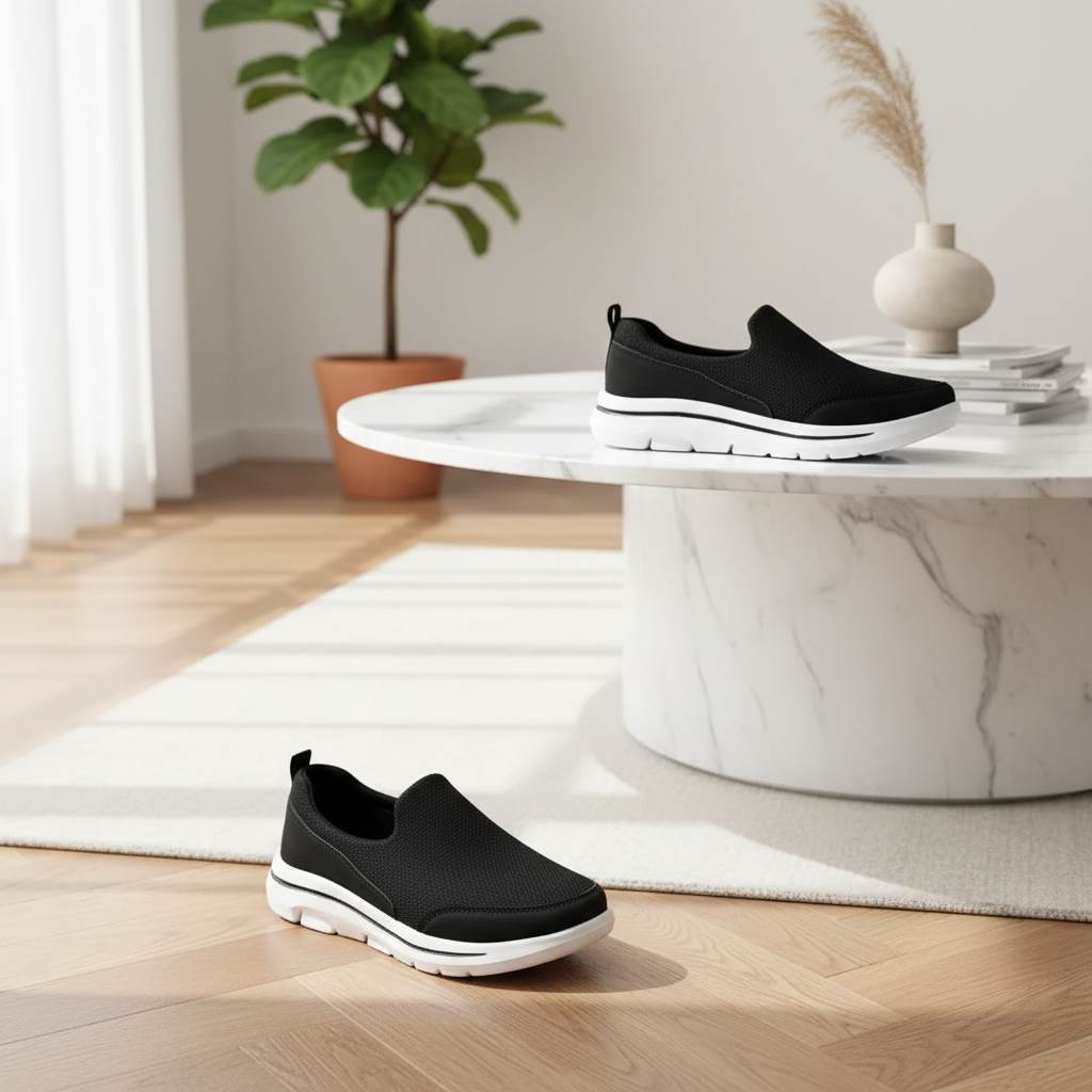 Women's Lightweight Slip-On Walking Shoes
