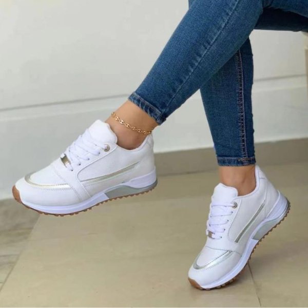 Women's Lightweight Lace-Up Everyday Trainers