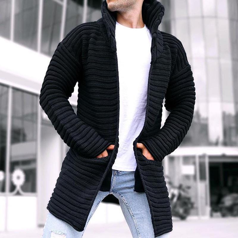 Veste zippée matelassée en maille pour homme