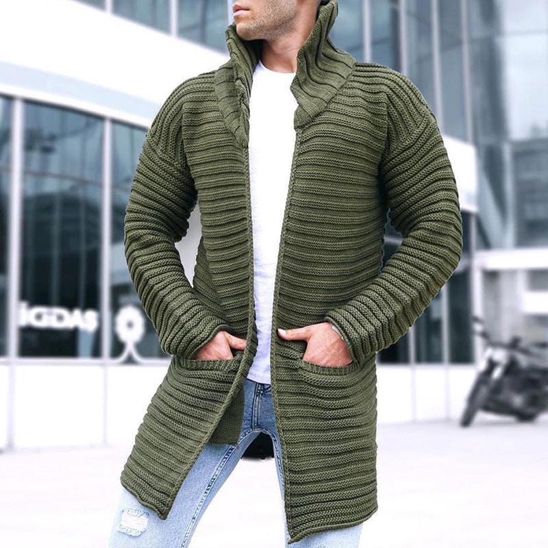 Veste zippée matelassée en maille pour homme