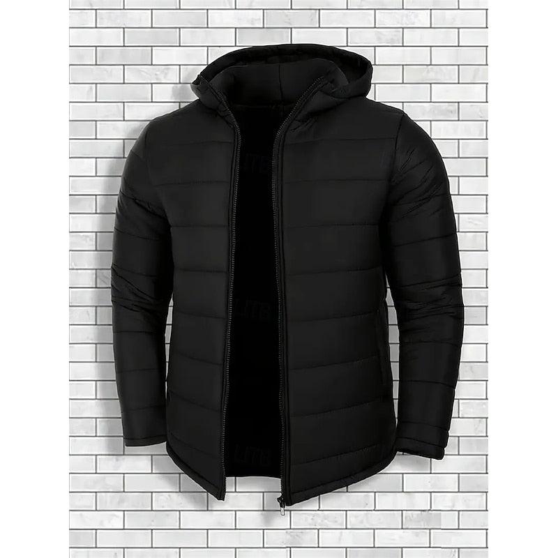 Veste matelassée bouffante pour femme | Manteau d’hiver à capuche