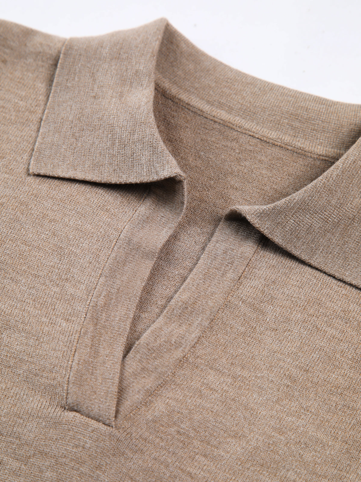 Pull en maille à col pour femme