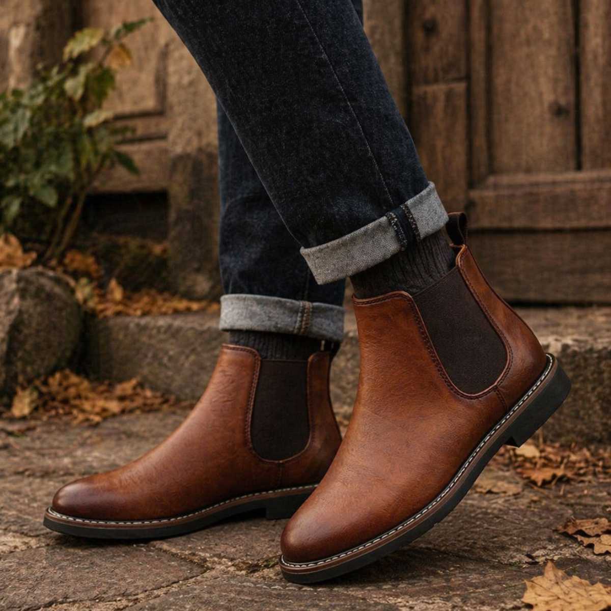 Bottines Chelsea classiques pour homme