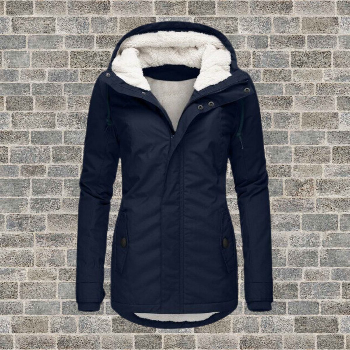 Women's Hooded Parka Coat | Sherpa-Lined Waterproof Raincoat
