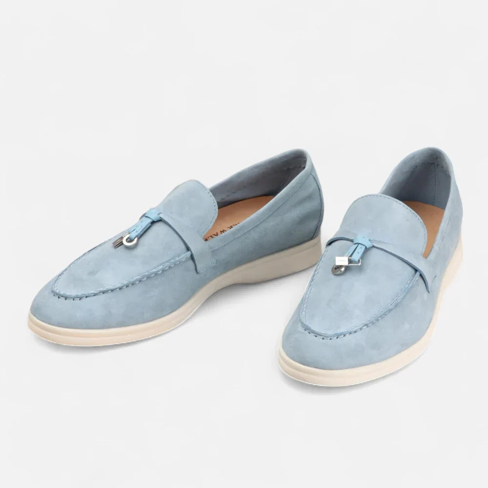 Mocassins homme en daim | Chaussures confortables à enfiler