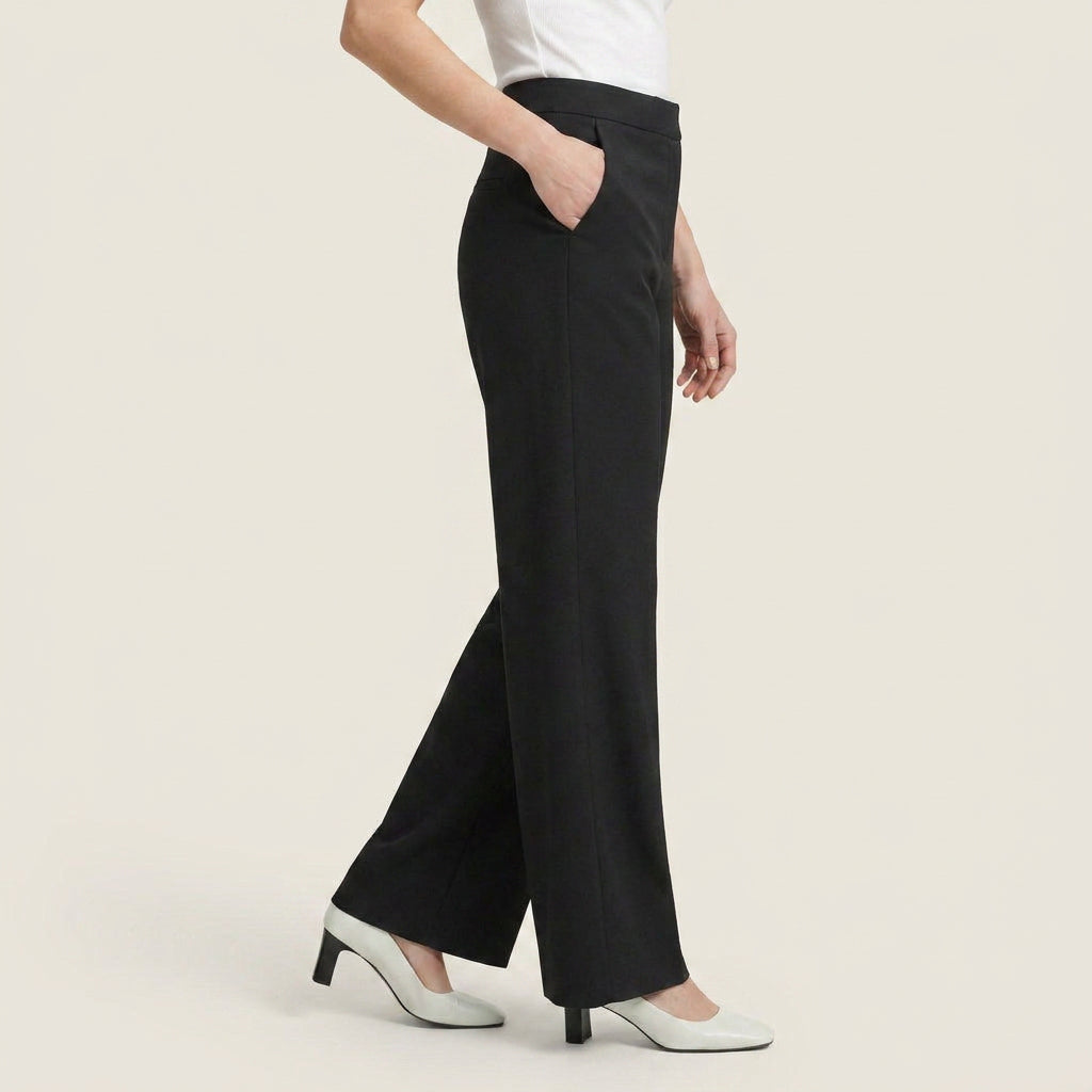 Women’s High-Waisted Straight-Leg Tailored Trousers