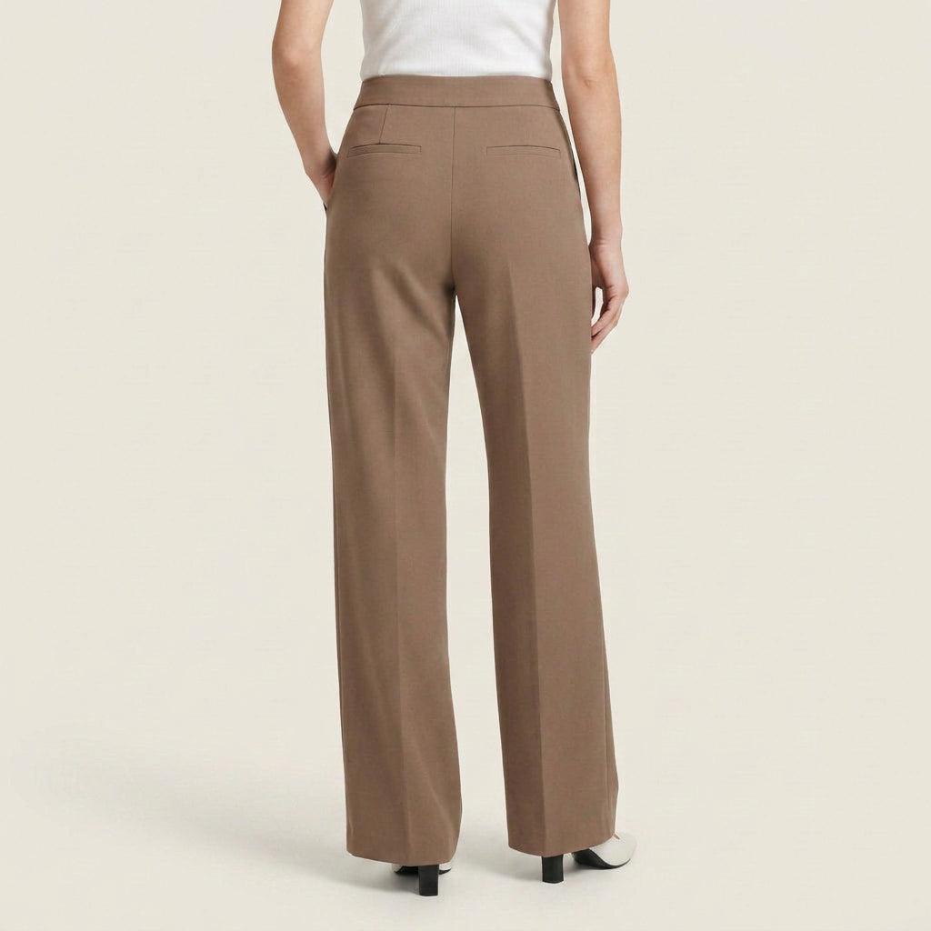 Women’s High-Waisted Straight-Leg Tailored Trousers