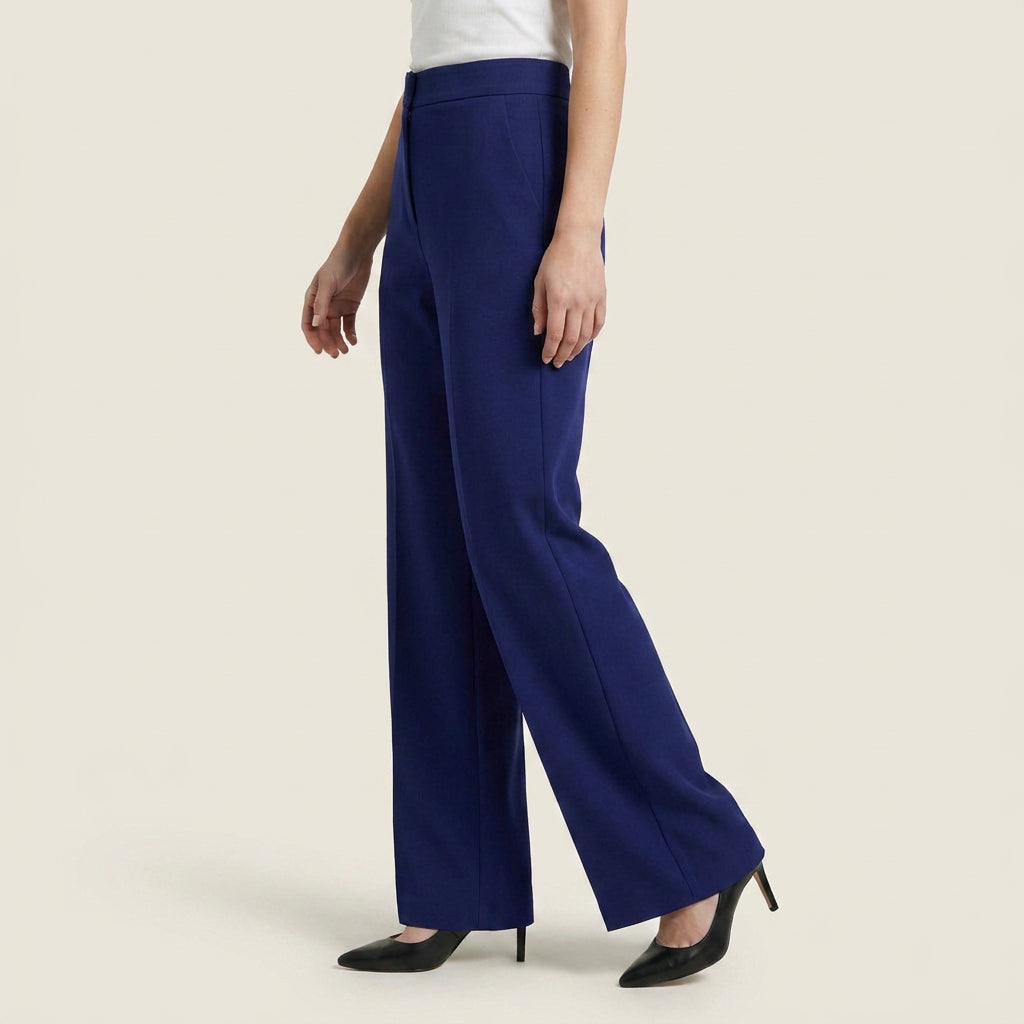 Women’s High-Waisted Straight-Leg Tailored Trousers