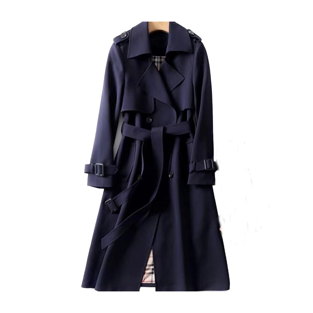 Women's Belted Trench Coat | Long Waterproof Rain Jacket