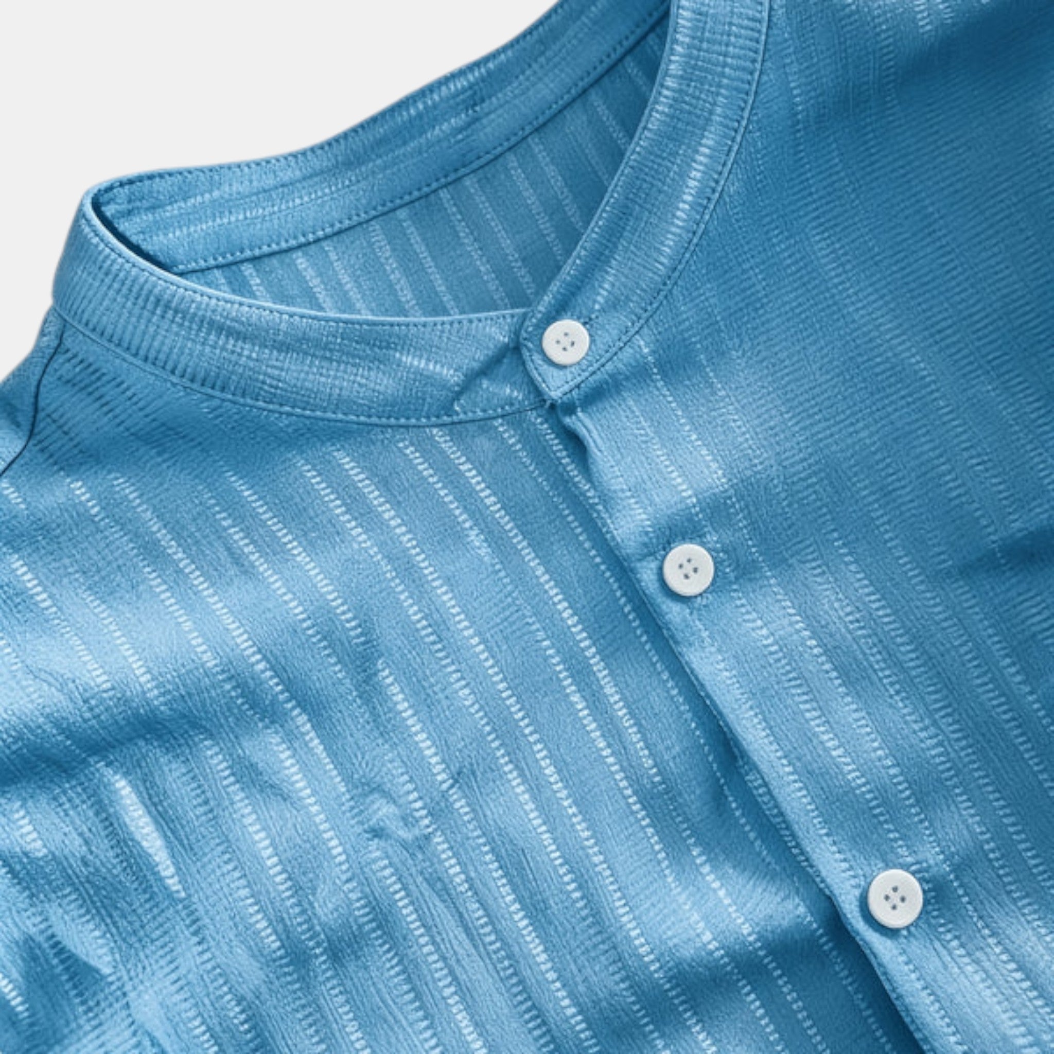 Textured Shirt and Trousers Co-Ord Set with Short Sleeves