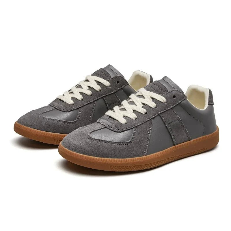 Men's Retro Leather Casual Trainers