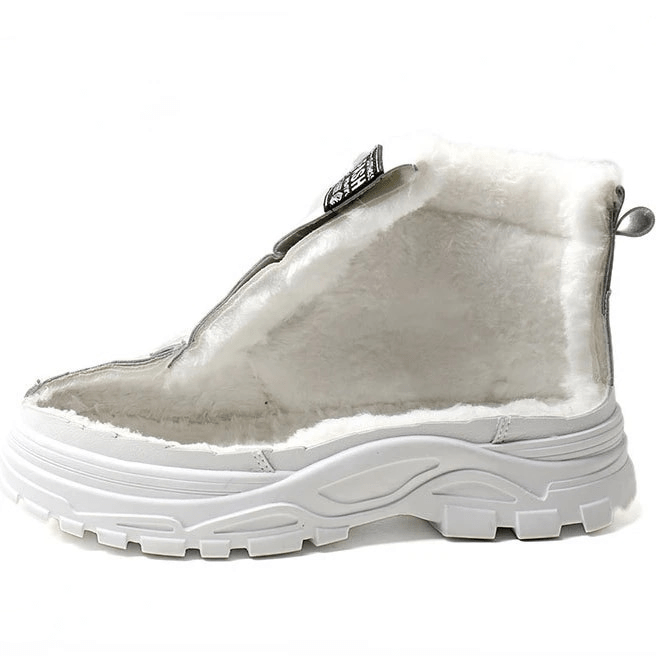 Women's Waterproof Winter Boots | Fleece-Lined Lace-Up Ankle Boots