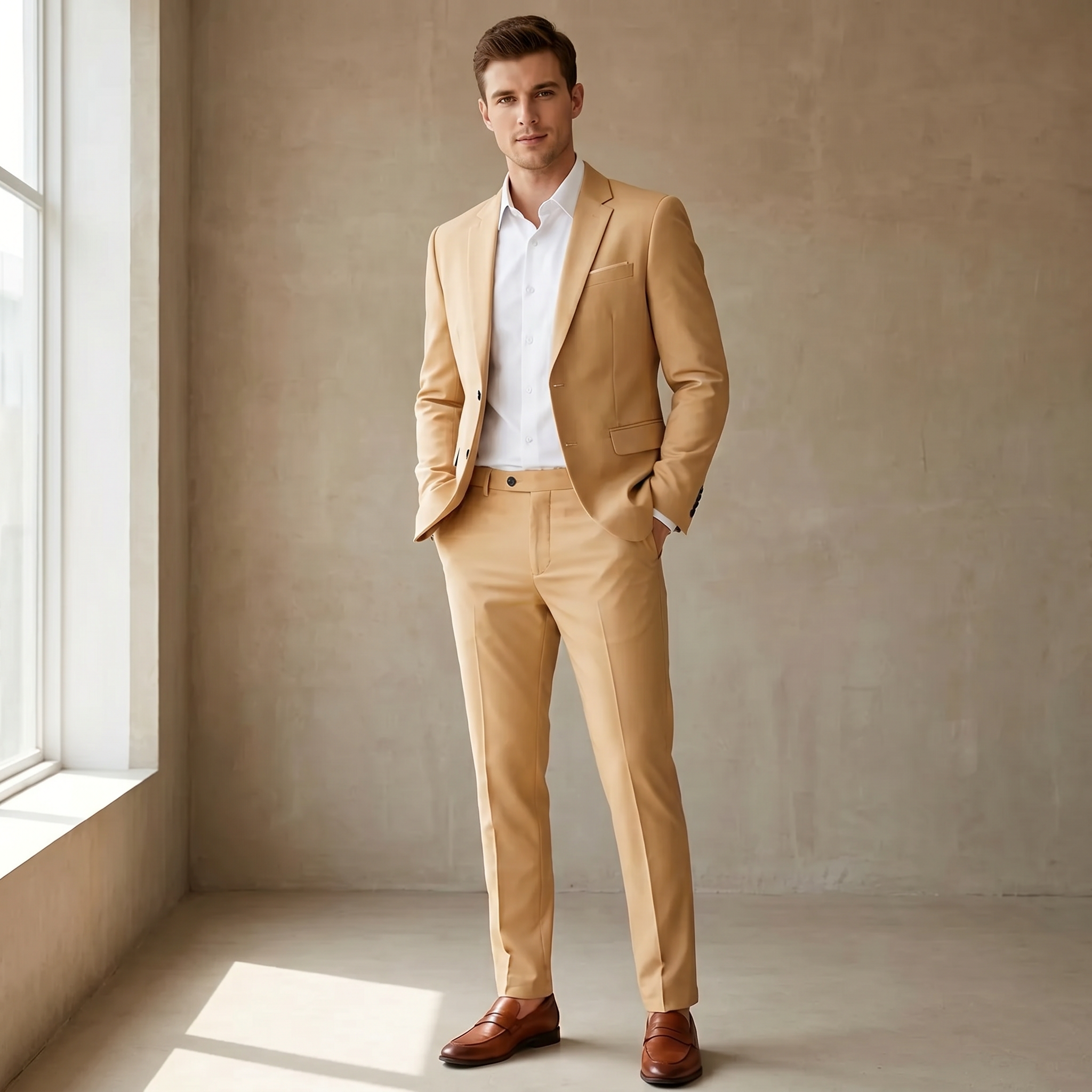 Men’s Two-Piece Slim Fit Suit