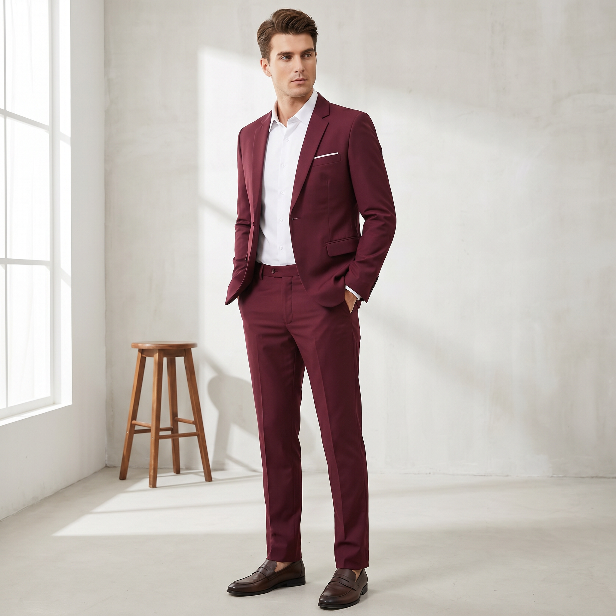 Men’s Two-Piece Slim Fit Suit