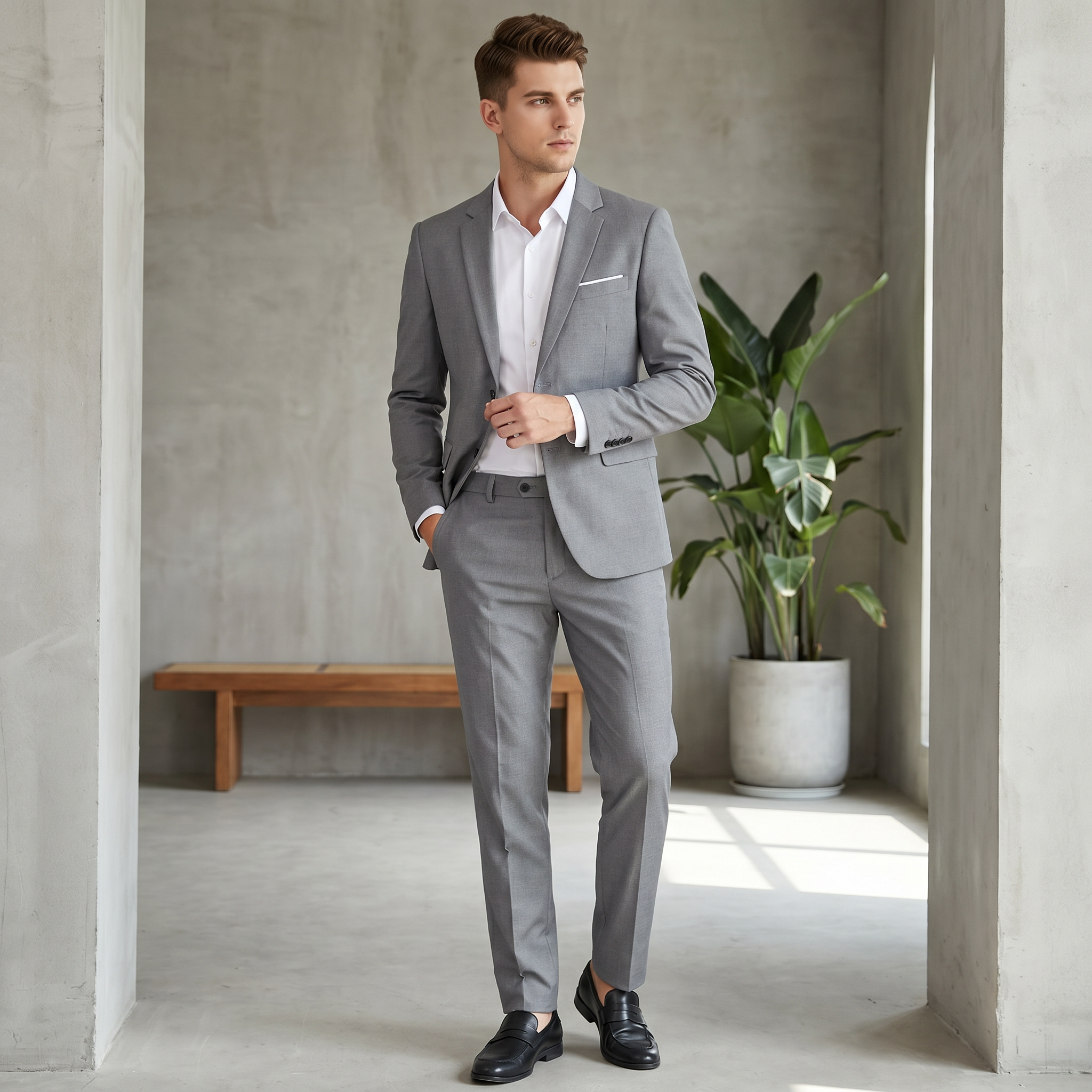 Men’s Two-Piece Slim Fit Suit