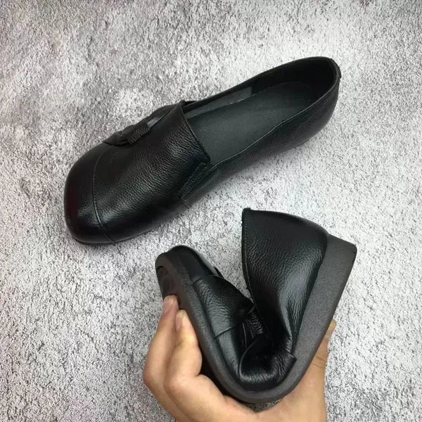 Chaussures plates pour femmes avec nœud décoratif