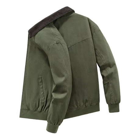 Men's Corduroy Collar Jacket | Cotton Lined Warm Casual Coat