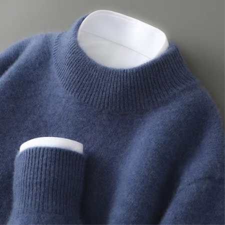 Men's Wool Blend Crewneck Jumper