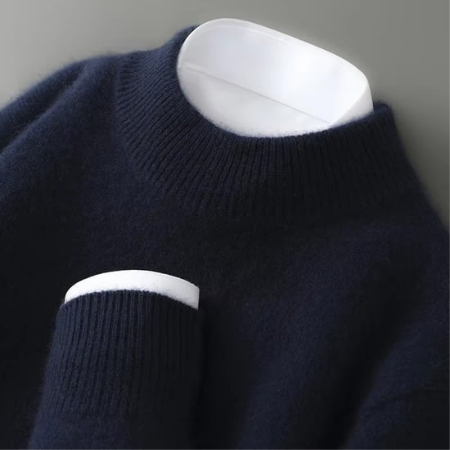 Men's Wool Blend Crewneck Jumper
