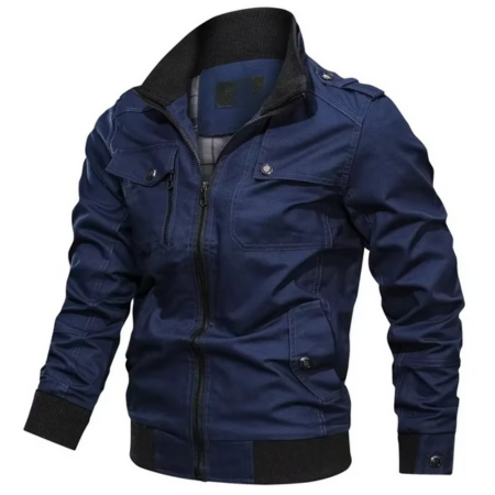 Men's Cotton Stand Collar Jacket