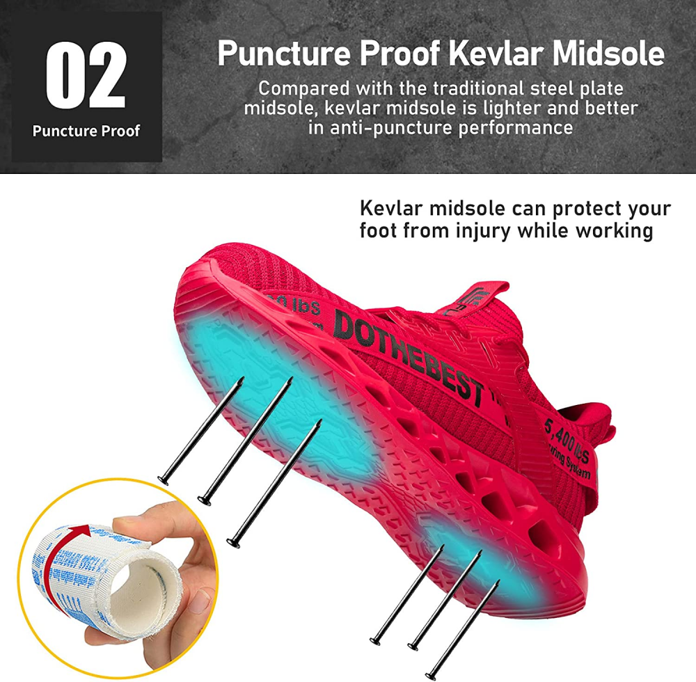 Men's Lightweight Steel Toe Safety Trainers