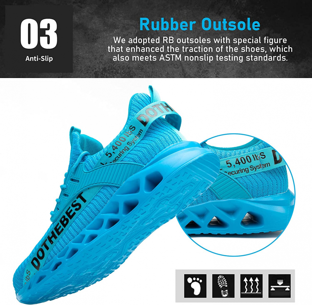 Men's Lightweight Steel Toe Safety Trainers