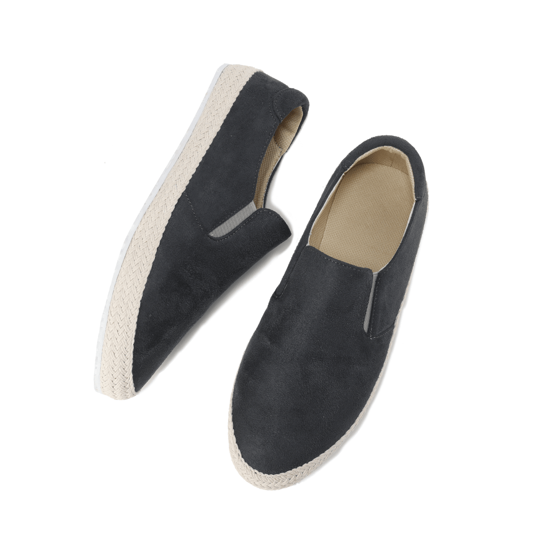 Men's Suede Slip-On Espadrille Shoes