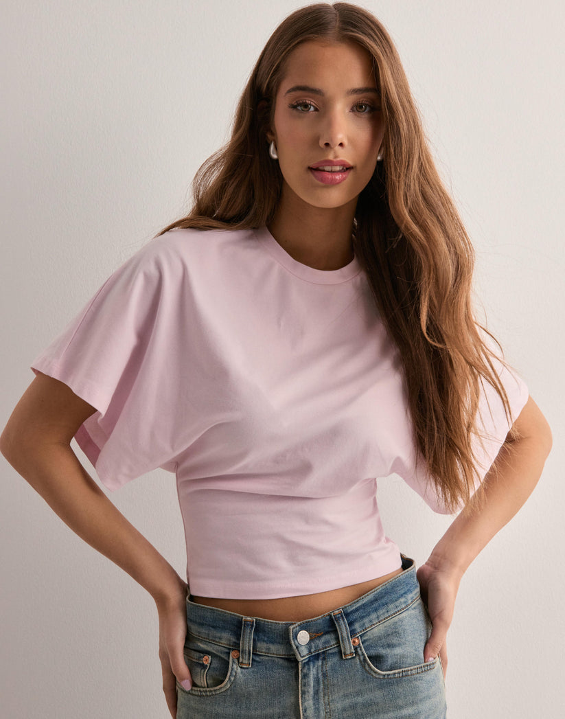 T-shirt à manches courtes et larges pour femme