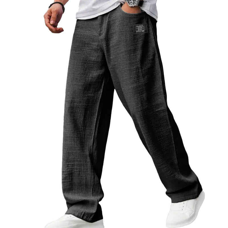 Pantalon léger coupe décontractée pour homme