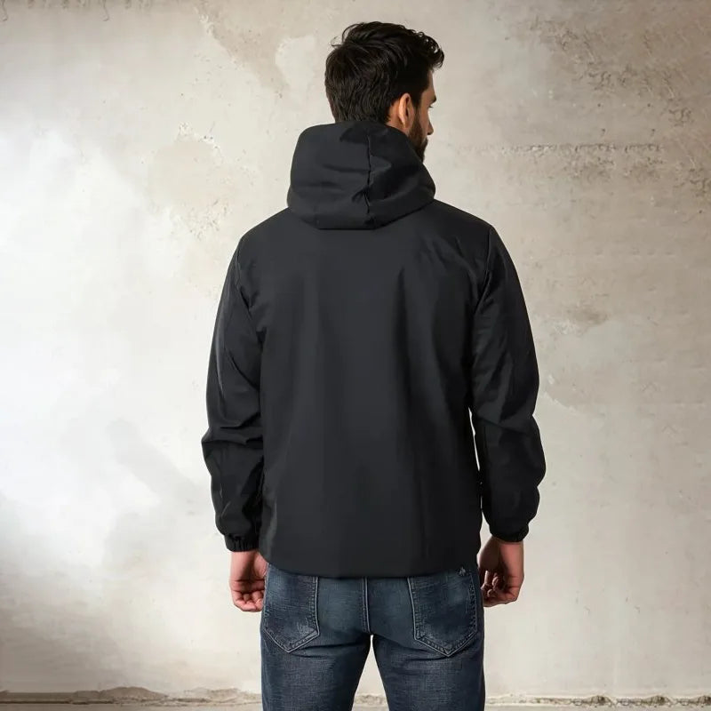 Men's Waterproof Hooded Rain Jacket