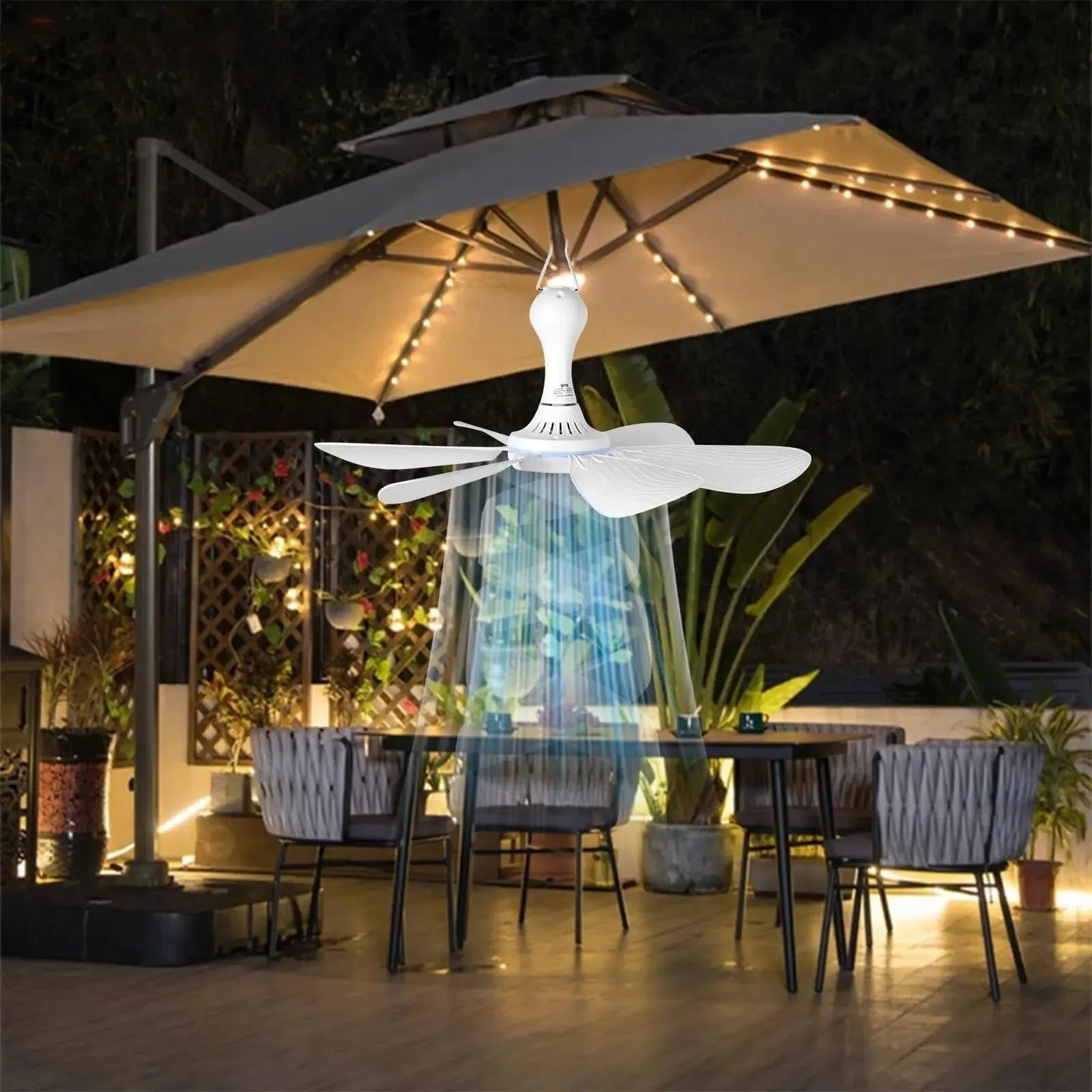 USB Hanging Fan with Six Blades