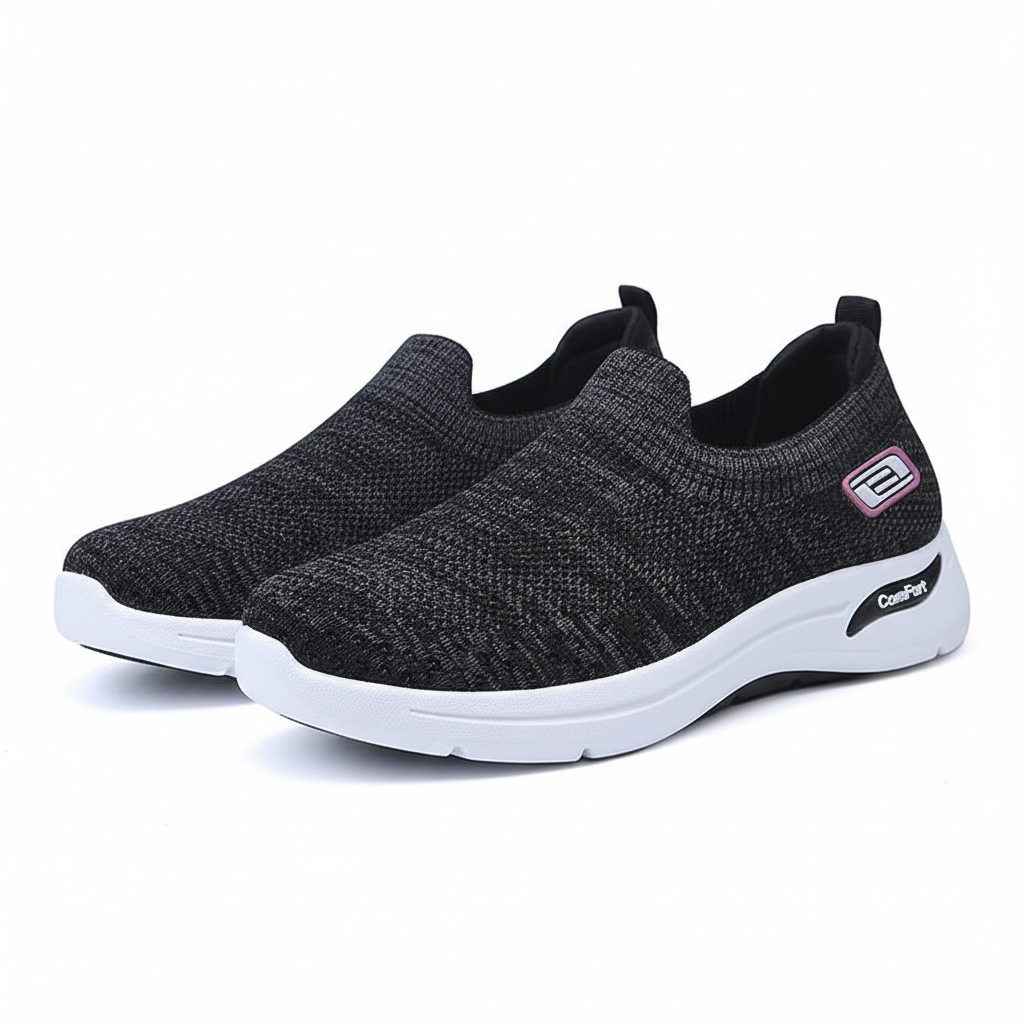 Women's Breathable Slip-On Walking Trainers