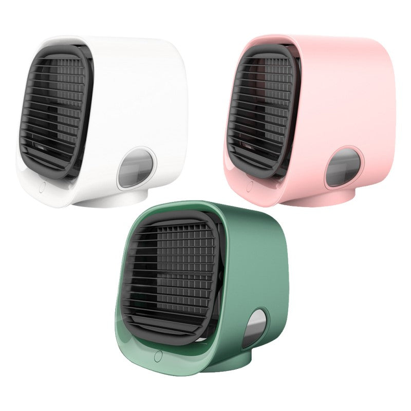 Compact Desk Air Cooler with Tilted Grille