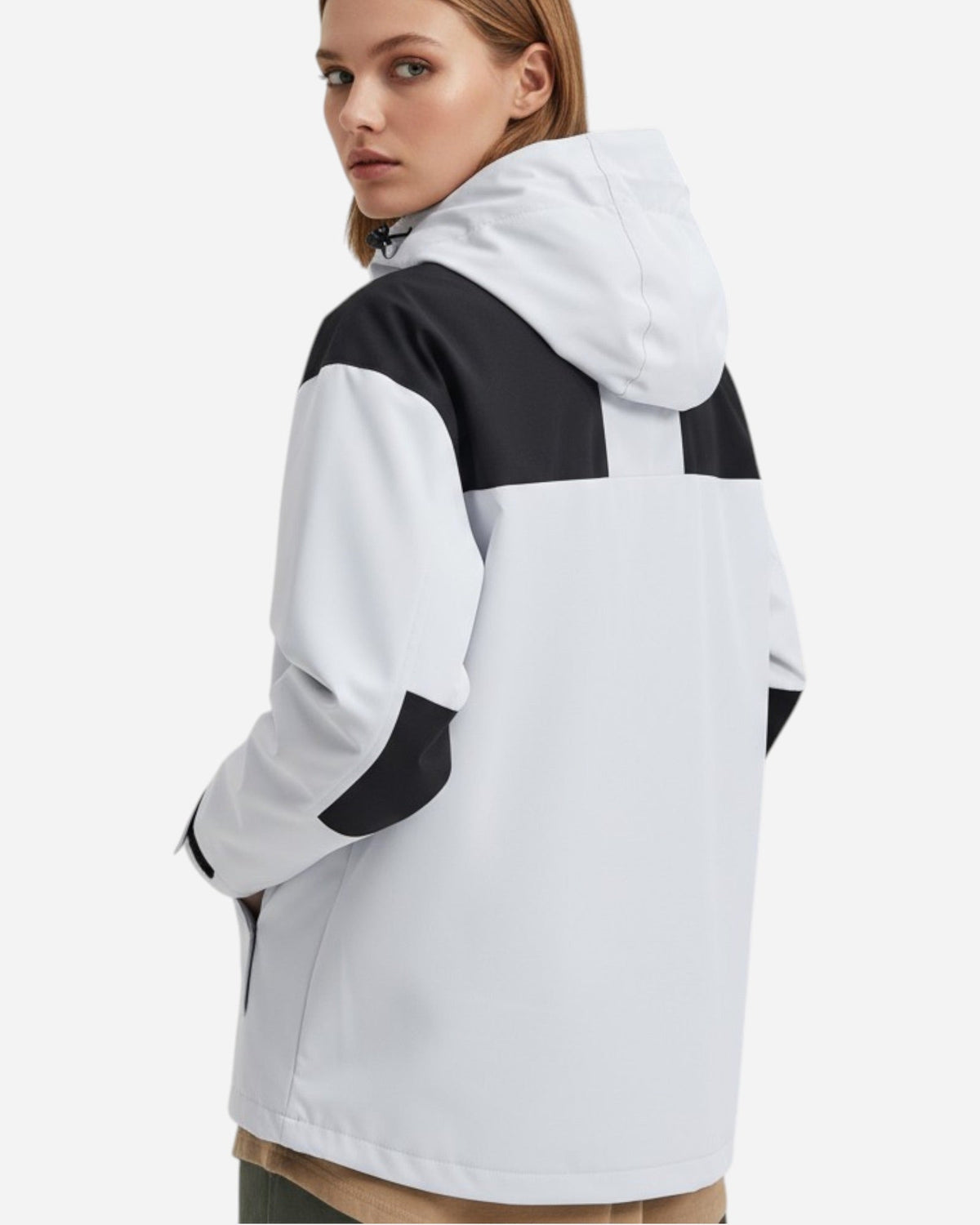Veste imperméable 3-en-1 pour femme | Manteau de pluie doublé en polaire