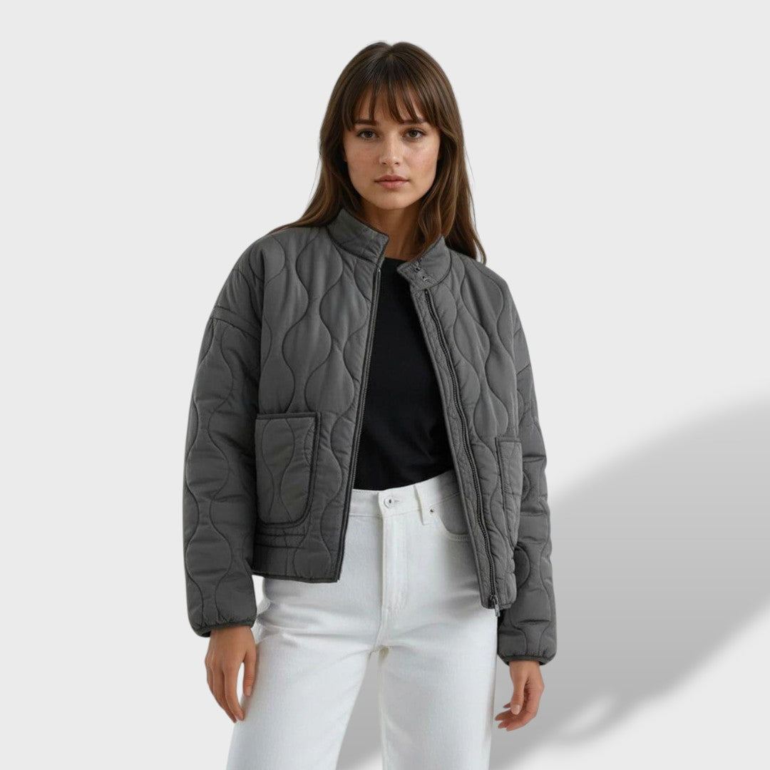 Veste matelassée légère zippée pour femme