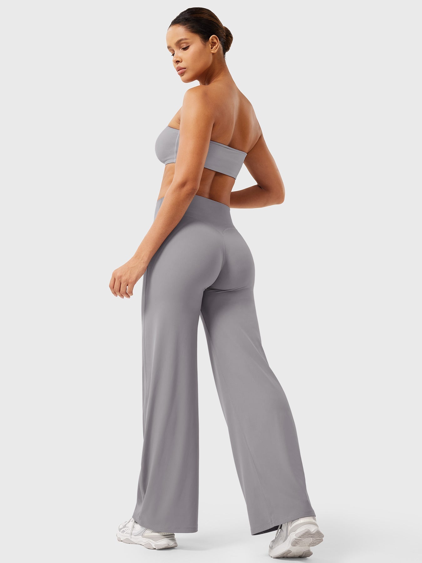 Women's High-Waisted Wide-Leg Yoga Pants