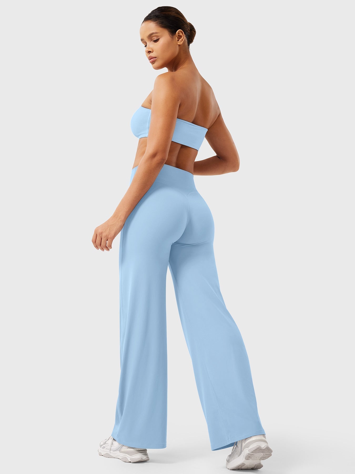 Women's High-Waisted Wide-Leg Yoga Pants