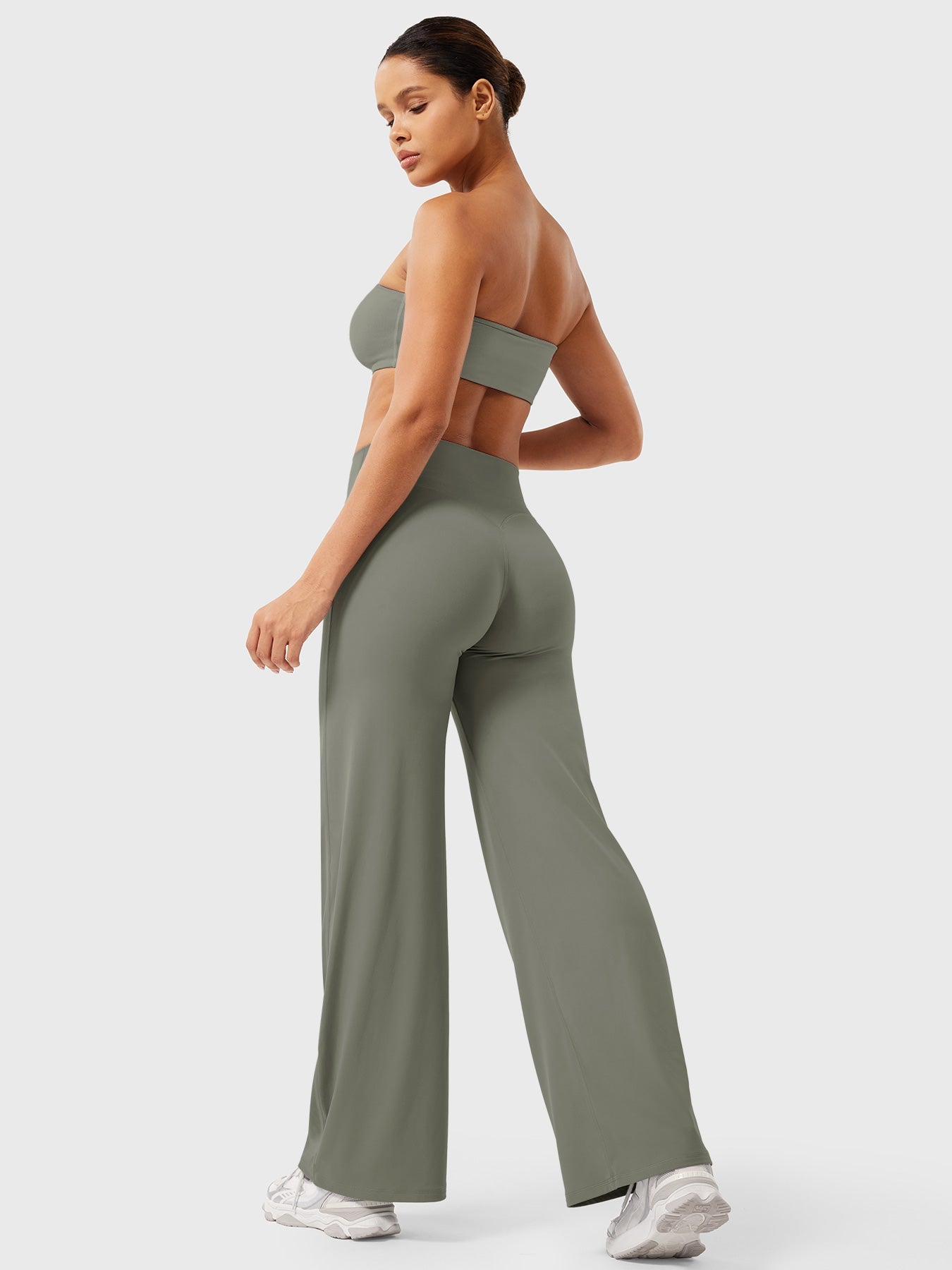 Women's High-Waisted Wide-Leg Yoga Pants