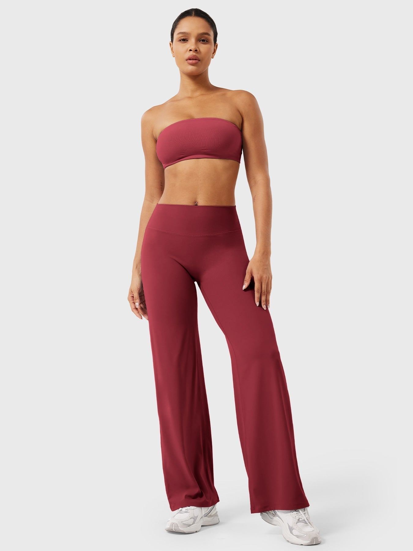 Women's High-Waisted Wide-Leg Yoga Pants