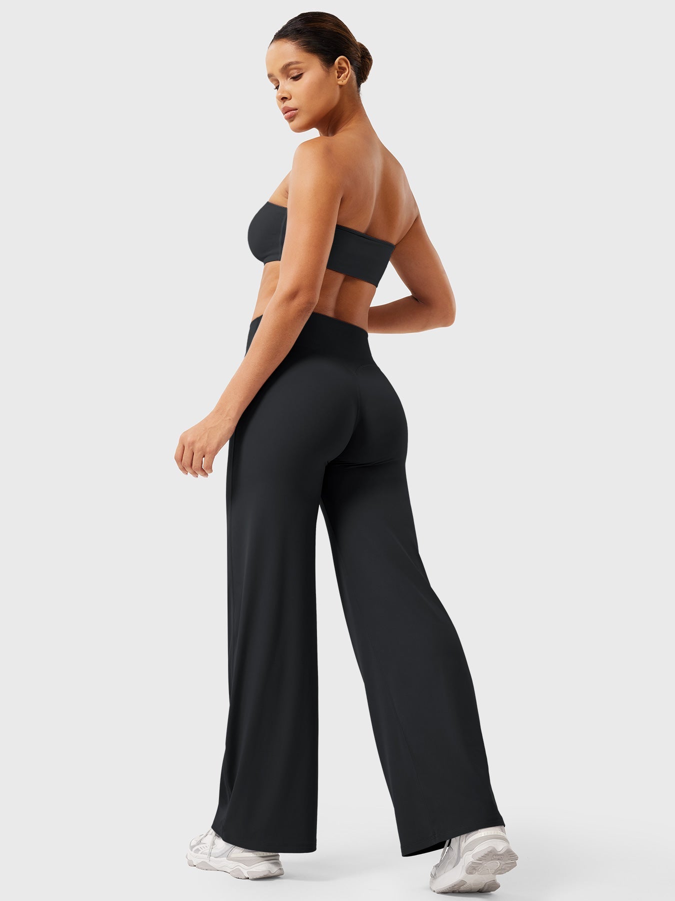 Women's High-Waisted Wide-Leg Yoga Pants