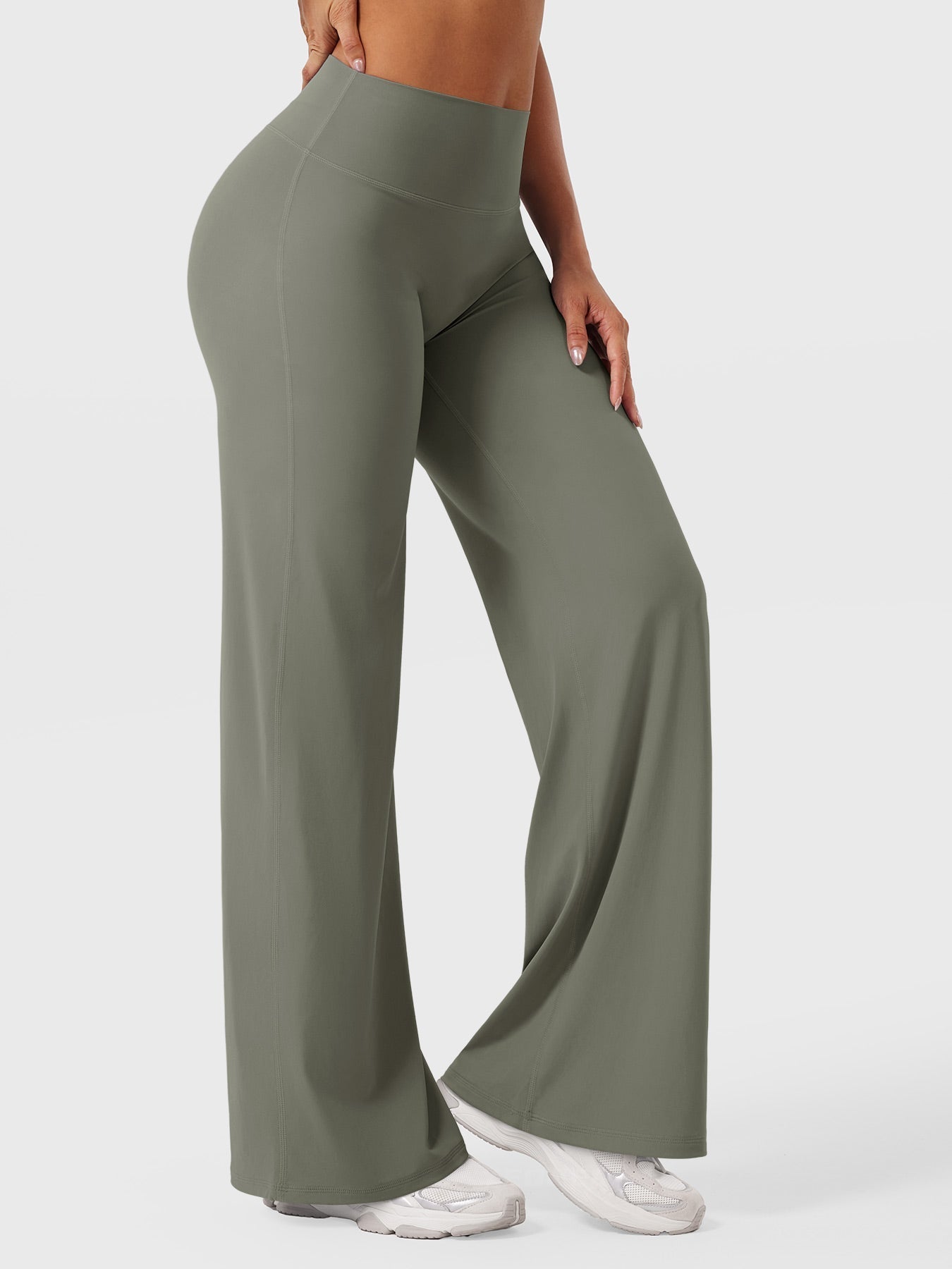 Women's High-Waisted Wide-Leg Yoga Pants