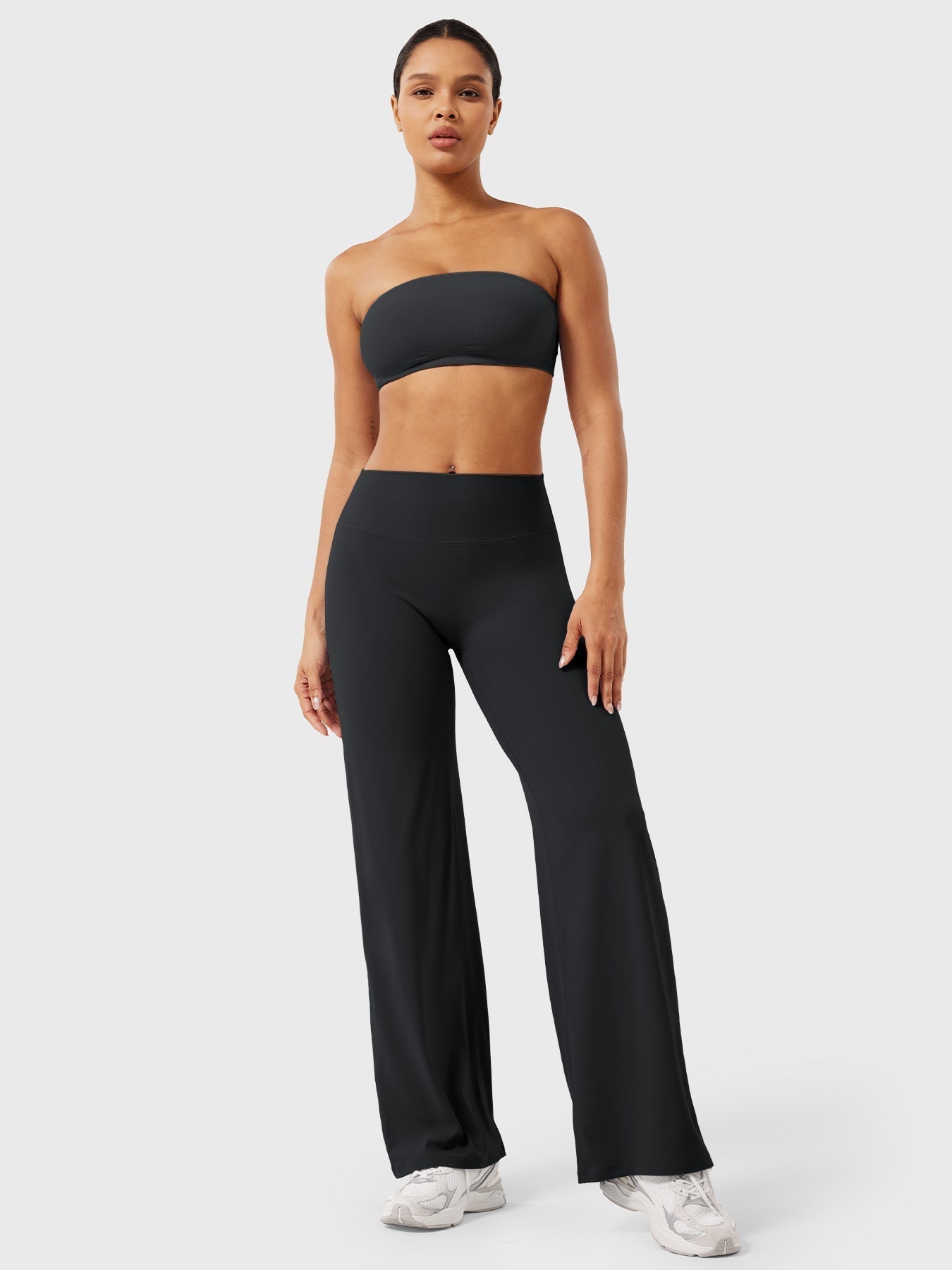 Women's High-Waisted Wide-Leg Yoga Pants