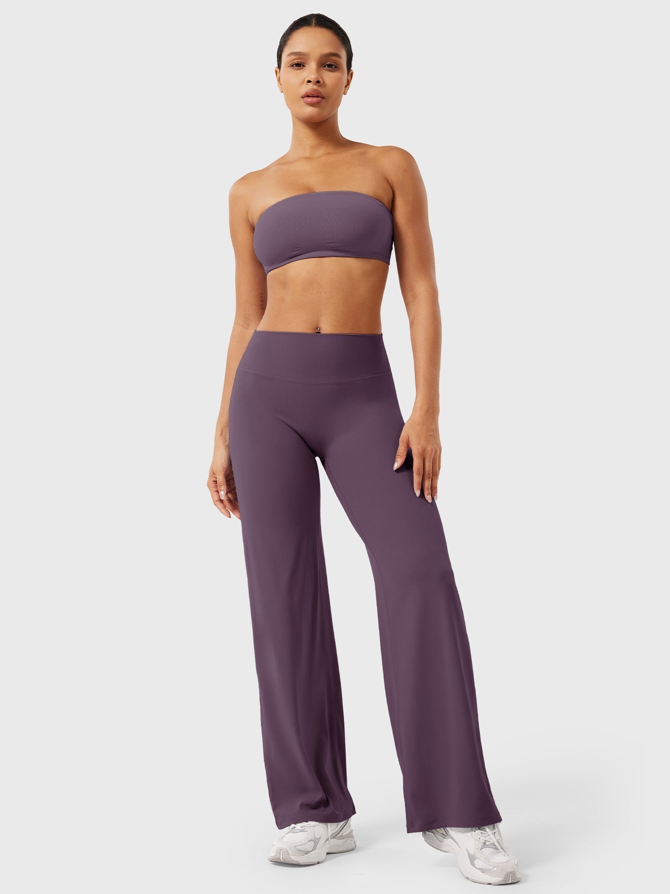 Women's High-Waisted Wide-Leg Yoga Pants