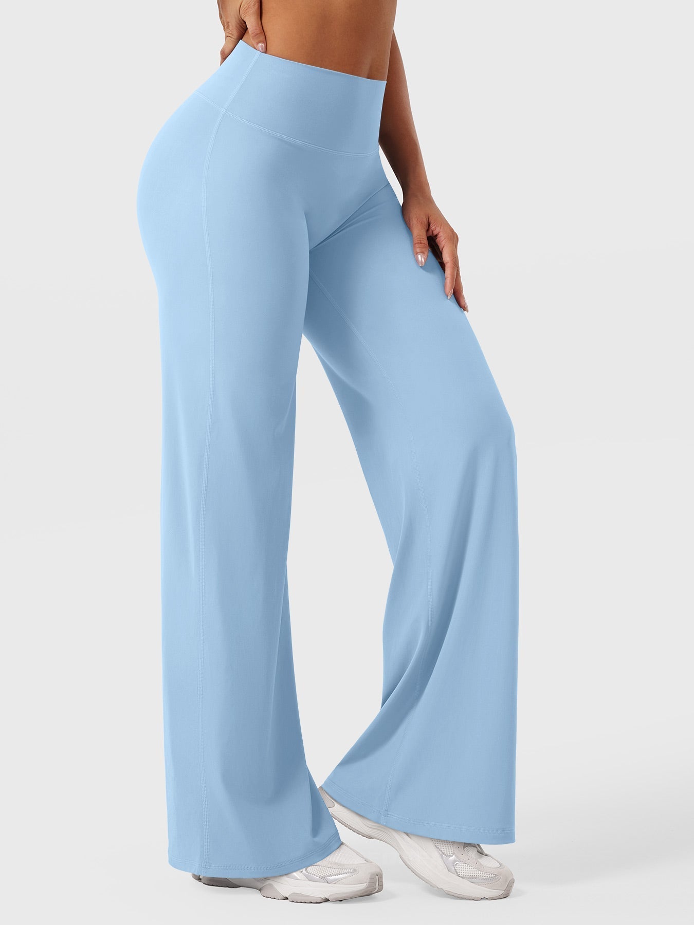 Women's High-Waisted Wide-Leg Yoga Pants
