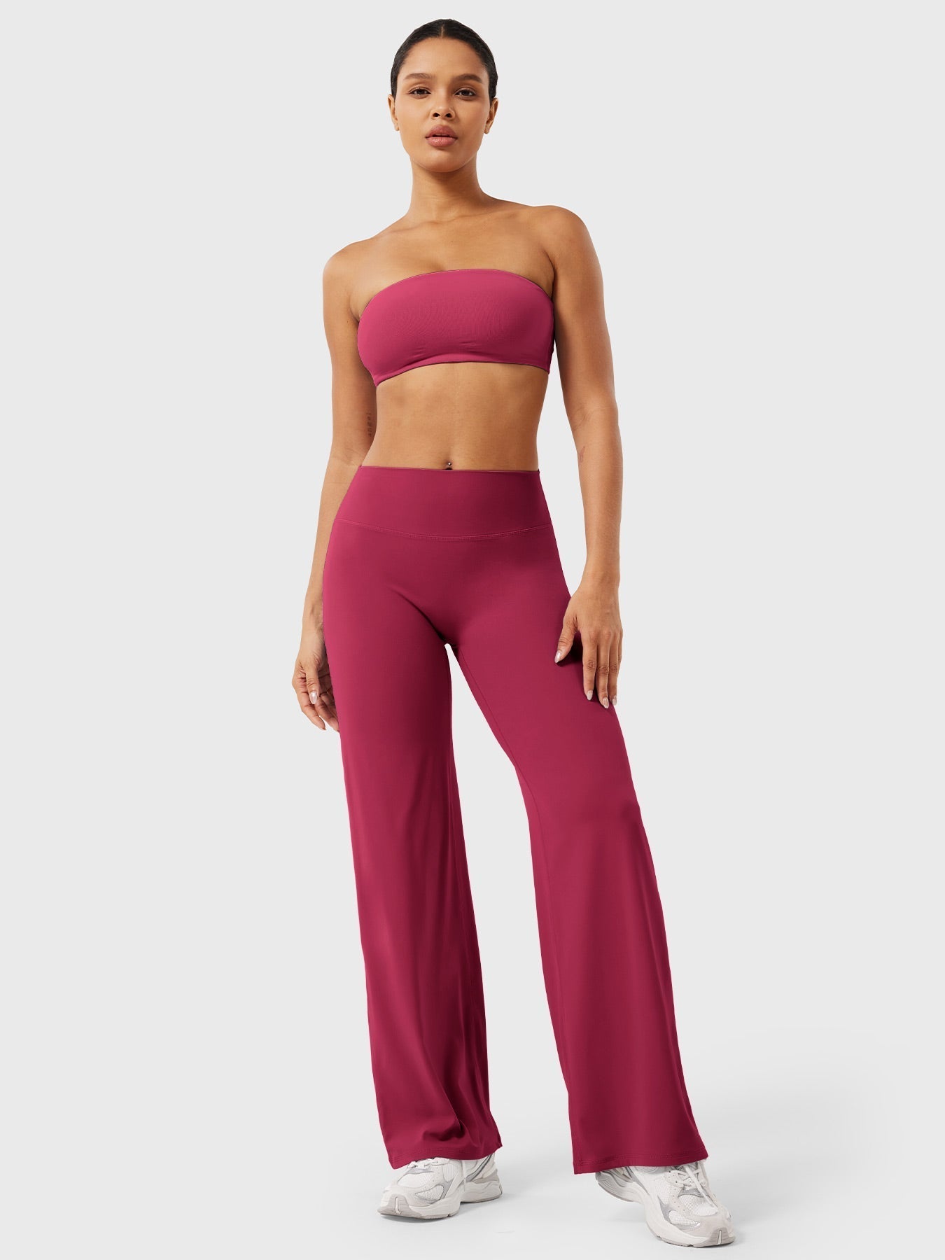 Women's High-Waisted Wide-Leg Yoga Pants