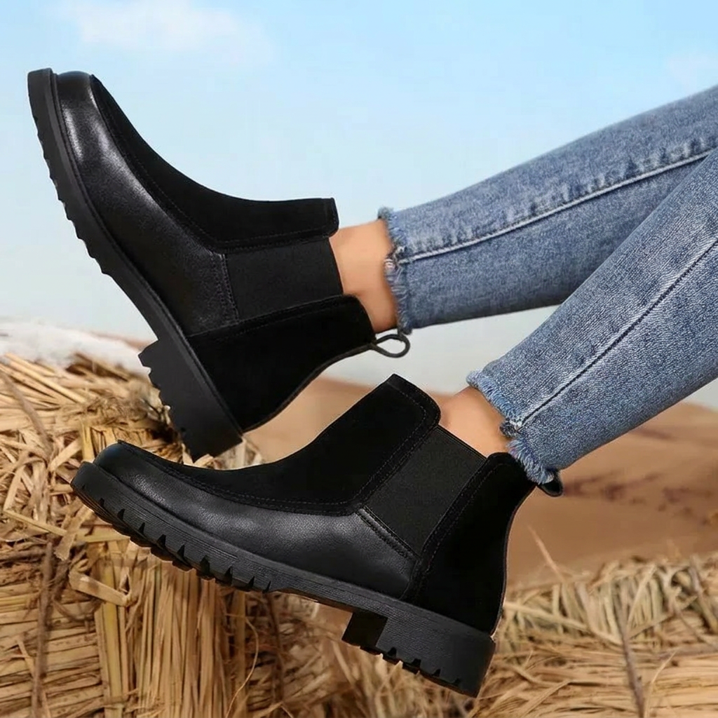 Women’s Chelsea Ankle Boots with Chunky Sole
