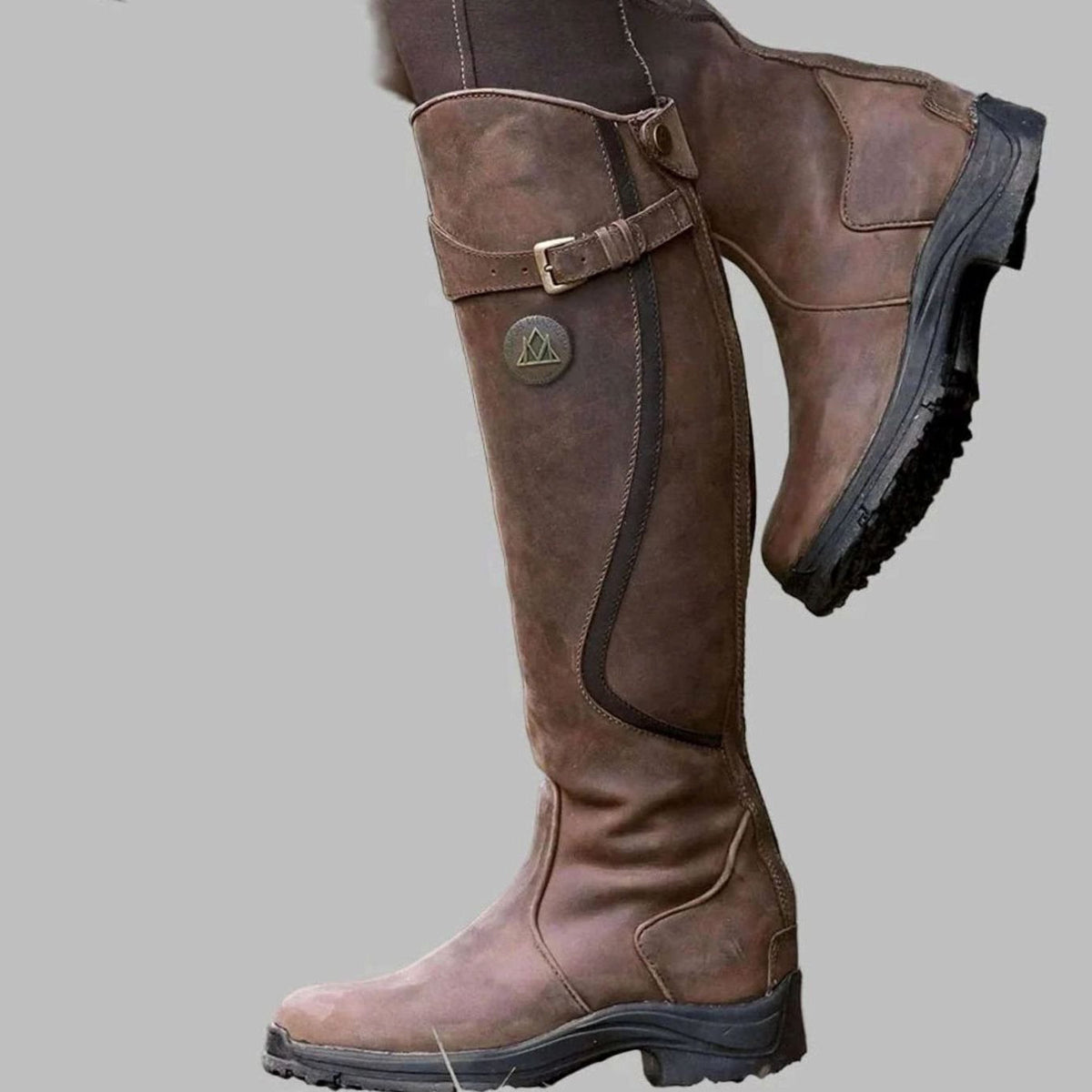 Women's Knee High Boots | Arch Support & Adjustable Buckle