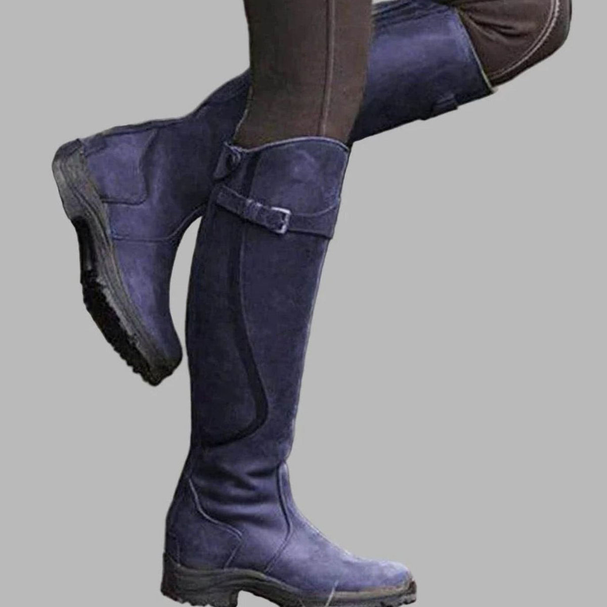 Women's Knee High Boots | Arch Support & Adjustable Buckle